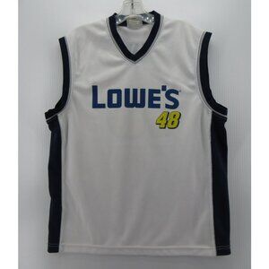 Jimmie Johnson Jersey Large NASCAR Basketball Lowes Winners Circle